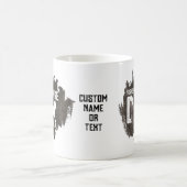 ヨークシャーテリアパパ犬は恋人の父の日を育てる コーヒーマグカップ (中央)