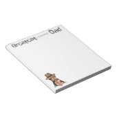 ヨークシャーテリアパパ ノートパッド (アングル)