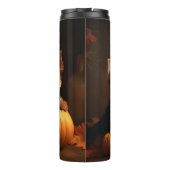 ヨークシャーテリアパピーオータムデライトカボチャ タンブラー (裏面)