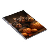 ヨークシャーテリアパピーオータムデライトカボチャ ノートブック (右側)