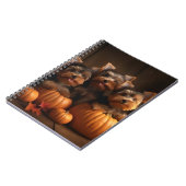 ヨークシャーテリアパピーオータムデライトカボチャ ノートブック (左側)