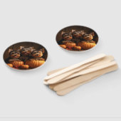 ヨークシャーテリアパピーオータムデライトカボチャ ハンドファン (組立なし)