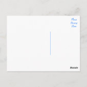 ヨークシャーテリアパピードッグ空白のポストカード ポストカード (裏面)