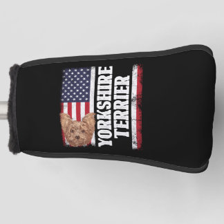 ヨークシャーテリアパピーペット愛犬家犬のオーナー ゴルフヘッドカバー