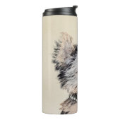 ヨークシャーテリアパピー絵画ズオリジナルドッグアート タンブラー (回転左)