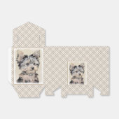 ヨークシャーテリアパピー絵画ズオリジナルドッグアート フェイバーボックス (折り畳みなし)