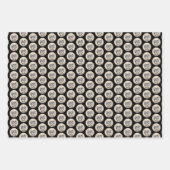 ヨークシャーテリアパピー絵画ズオリジナルドッグアート ラッピングペーパーシート (正面3)