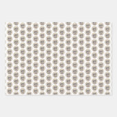 ヨークシャーテリアパピー絵画ズオリジナルドッグアート ラッピングペーパーシート (正面2)