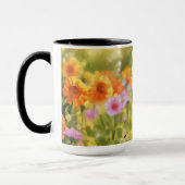 ヨークシャーテリアパピー花畑 マグカップ (左)