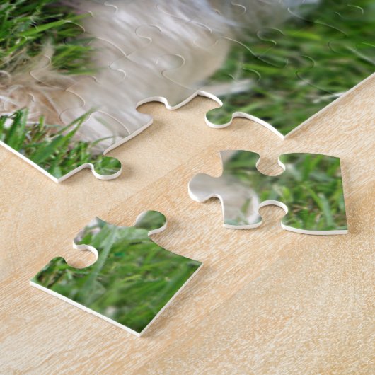 ヨークシャーテリアパピー – "jjheleneデザイン" ジグソーパズル (側面)