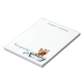 ヨークシャーテリアパーソナライズされた犬 ノートパッド (回転)