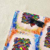 ヨークシャーテリアビーチBGタオル ビーチタオル (インサイチュ)