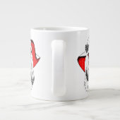 ヨークシャーテリアファッションシュート ジャンボコーヒーマグカップ (裏面)