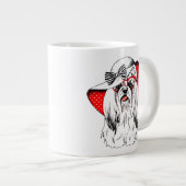 ヨークシャーテリアファッションシュート ジャンボコーヒーマグカップ (正面右)