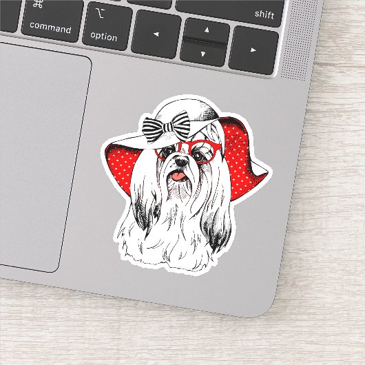 ヨークシャーテリアファッション撮影 シール (詳細)