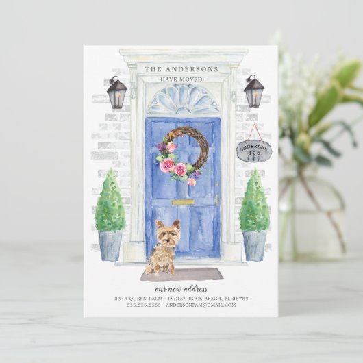 ヨークシャーテリアフロントドアの移動発表 招待状 (スタンド正面)