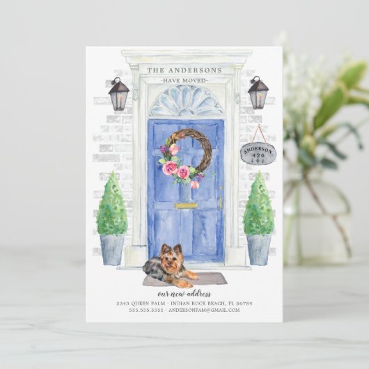 ヨークシャーテリアフロントドアの移動発表 招待状 (スタンド正面)