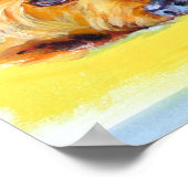 ヨークシャーテリアプリントポスター ポスター (角)