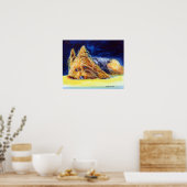 ヨークシャーテリアプリントポスター ポスター (キッチン)