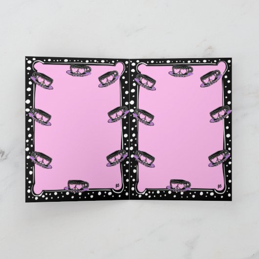 ヨークシャーテリアプーティーカップ カード (内部)