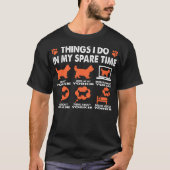 ヨークシャーテリアプードッグ愛玩動物愛玩具贈おもしろいり物 Tシャツ (正面)