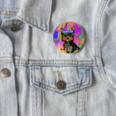 ヨークシャーテリアプール誕生日 缶バッジ (インサイチュ)