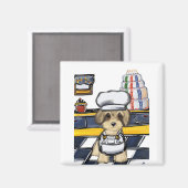 ヨークシャーテリアプー マグネット (正面/裏面)