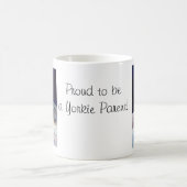 ヨークシャーテリアベッドマグ コーヒーマグカップ (中央)