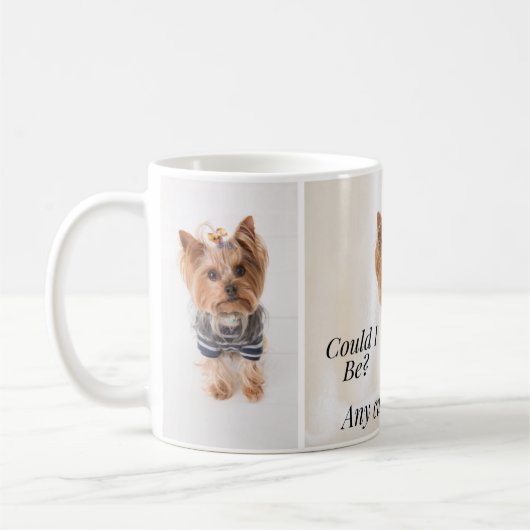 ヨークシャーテリアベビーマグヨークシャーテリアマム コーヒーマグカップ (左)
