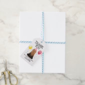 ヨークシャーテリアポーティドッグ誕生日サンキューオフィードギフトラベル ギフトタグ (より糸付き)