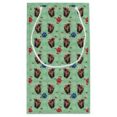 ヨークシャーテリアポートレート スモールペーパーバッグ (裏面)