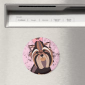 ヨークシャーテリアポートレート マグネット (インサイチュ (食洗機))