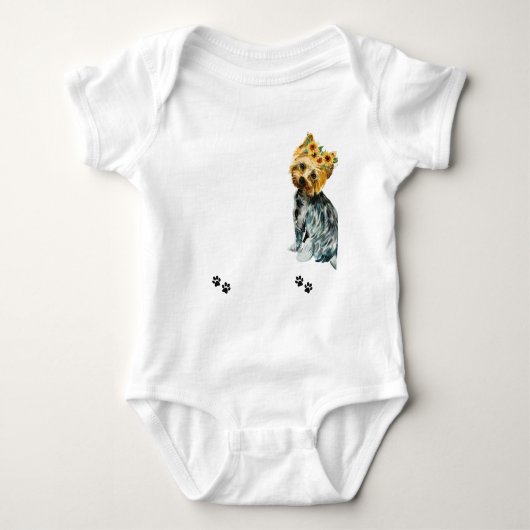 ヨークシャーテリアママおもしろい引用文Tシャツ Tシャツ (正面)