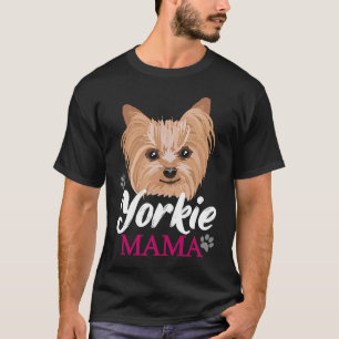 ヨークシャーテリアマママママママママママママママママカワイヨークシャーテリアドッグ Tシャツ