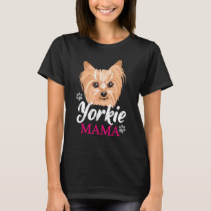 ヨークシャーテリアマママママママママママママママママカワイヨークシャーテリアドッグ Tシャツ