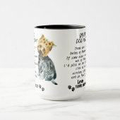 ヨークシャーテリアママ最高の引用文 マグカップ (中央)