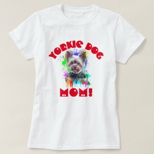ヨークシャーテリアママ犬最高の愛犬ママ Tシャツ