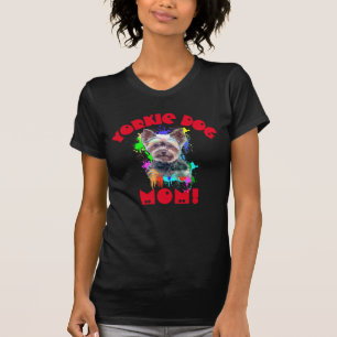 ヨークシャーテリアママ犬最高の愛犬ママ Tシャツ