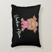 ヨークシャーテリアママ2 アクセントクッション (正面(垂直))