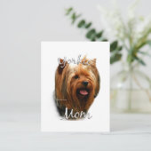 ヨークシャーテリアママ2 ポストカード (スタンド正面)