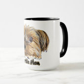 ヨークシャーテリアマムキュートヨークシャーテリアヨークシャーテリア顔 マグカップ (正面右)