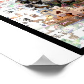 ヨークシャーテリアモンタージュ ポスター (角)