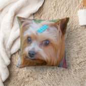 ヨークシャーテリアヨークシャーテリアお気に入りのブリード クッション (ブランケット)