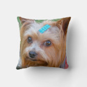 ヨークシャーテリアヨークシャーテリアお気に入りのブリード クッション (裏面)