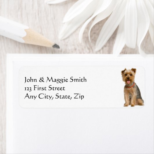 ヨークシャーテリアヨークシャーテリアドッグペット ラベル (インサイチュ)