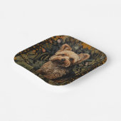 ヨークシャーテリアヨークシャーテリアドッグヴィンテージフローラ ペーパープレート (傾斜あり)