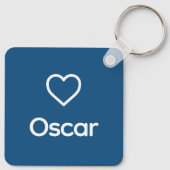 ヨークシャーテリアヨークシャーテリアレインボーブリッジメモリアル キーホルダー (裏面)