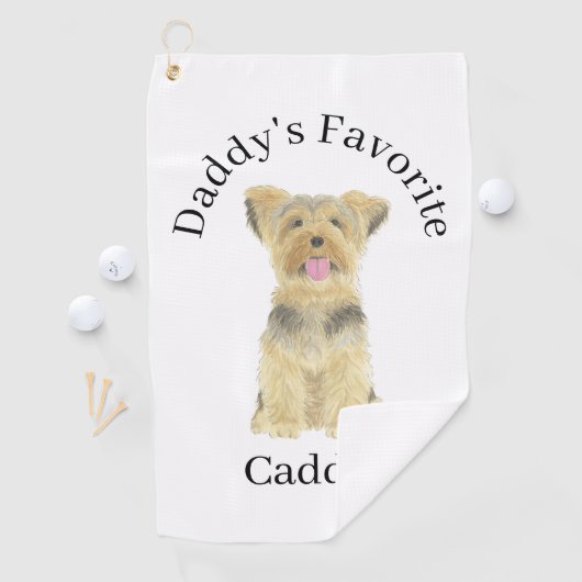 ヨークシャーテリアヨークシャーテリア ゴルフタオル (インサイチュ)