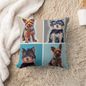 ヨークシャーテリアヨークシャードッグ クッション (ブランケット)