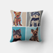 ヨークシャーテリアヨークシャードッグ クッション (裏面)